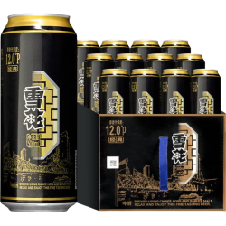 雪花 BEER/雪花 SNOWBEER 啤酒  1x12x500ml 整箱装 500ml