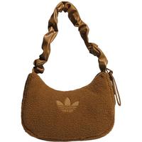 adidas阿迪达斯三叶草 三叶草女卡其棕冬舒适耐磨透气斜挎包三叶草系列运动背包