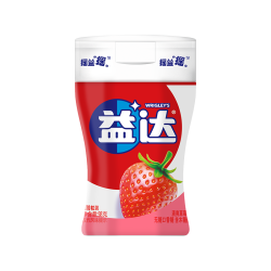 益达 无糖口香糖 清爽草莓味 98g