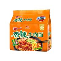 Uni-President 统一 香辣牛肉面 100g*5包