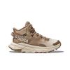 HOKA ONE ONE TRAIL CODE GTX 男款冬季中帮轻量防水徒步登山鞋 沙色/蛋酒色