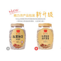 精力沛 五黑胚芽高纤黑麦 968g