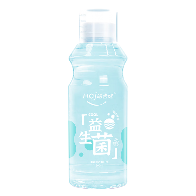 皓齿健 益生菌清焱净透漱口水 海洋薄荷 500ml