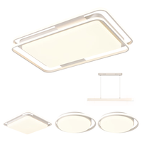 雷士(雷士 NVC ) LED智能吸顶灯高显全光谱客厅灯餐厅大厅卧室灯饰全屋灯具套餐 三室两厅带餐厅