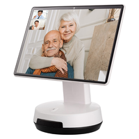 校记星老人视频通话机远程双向对讲监控摄像头4G长颈猫陪护机器人独居老年人可视电话室内机家用智能看护 标配版-WIFI+500万像素