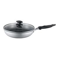 HOKURIKUALUMI煎锅 麦饭石色不粘锅多功能无油烟炒菜锅平底锅 千羽系列煎锅 28cm