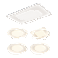 TCL照明LED客厅灯北欧现代奶油风吸顶灯全屋灯具 水瓶无极调光套餐B 三室两厅套餐B