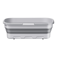 五月花 拖把桶55CM可折叠水桶带轮子拖地配件大容量更白搭