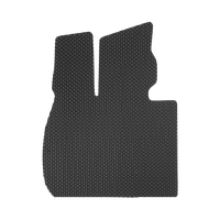 有品UP会员：小米有品 TELLWOO态物TPE魔毯汽车脚垫 主驾单片 墨笔黑