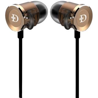  DUNU/达音科 DN2000 三单元圈铁 入耳式耳机  金色 3.5mm