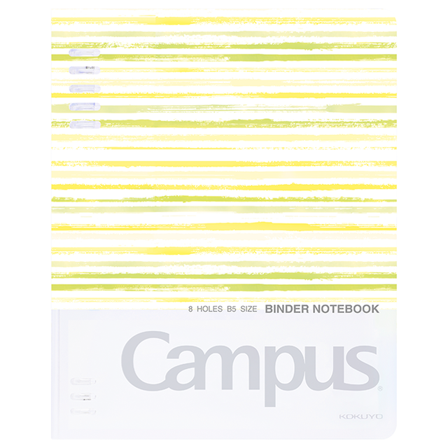 国誉 Campus系列 WSG-RUDP11Y B5活页笔记本 水彩絮语款 黄色 单本装