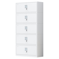 ZHONGWEI 中伟 文件柜档案柜铁皮柜资料柜凭证柜分体五节柜（加厚）