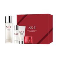 SK-II 护肤套装神仙水小灯泡大红瓶精华补水保湿送女朋友 晶透经典礼盒