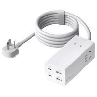 Xiaomi小米67W桌面快充插座 氮化镓快充插座笔记本充电器/七合一多功能USB插线板/插座/接线板/桌面插座 小米67W桌面快充插座 白色