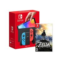 任天堂(Nintendo) Switch NS掌上游戏机日版/港版OLED主机续航加强版便携体感掌机 日版OLED喷射战士3限定机(广州保税仓)