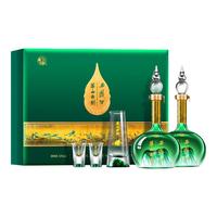 淘金币390.58元、今日必买:西凤酒 华山论剑 千里江山艺术版 52%vol 凤香型白酒 500ml*2瓶礼盒装 赠20年45度250ml*1瓶