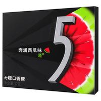 DOUBLEMINT 绿箭 5 无糖口香糖 奔涌西瓜味 32g