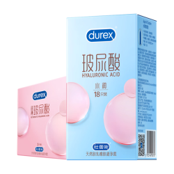 杜蕾斯 水润玻尿酸 避孕套  标称宽度52mm 标准