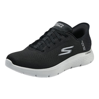斯凯奇(Skechers)闪穿鞋2024年秋冬男鞋网面透气健步鞋舒适缓震休闲运动鞋216505 黑色/灰色/BKGY 42.5