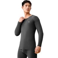 YOUKESHU/有棵树 抗菌 男士保暖内衣套装 深灰 2XL