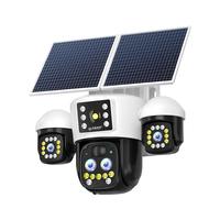 夜鹰威视 4g太阳能监控器360度无死角手机远程无需网络家用室外夜视摄像头