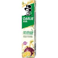 DARLIE 好来 原黑人牙膏茶倍健亮白桃味含氟清新口气旗舰店官方正品