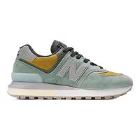  BALANCEx Stone Island 合作款574 Legacy运动休闲鞋 时尚复古 NB 男女鞋 浅绿芥末金色Light green 36