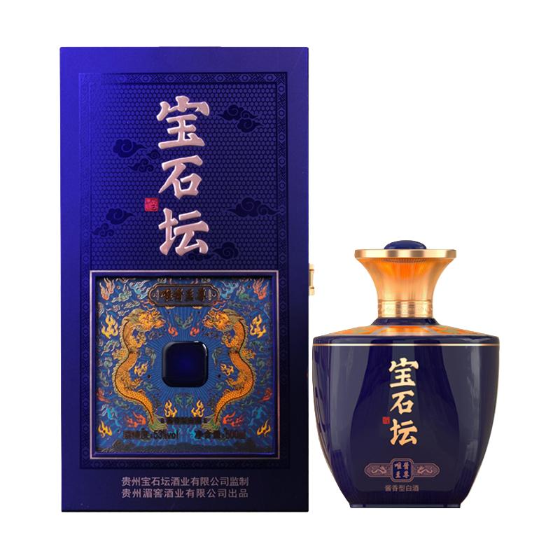 湄窖 宝石坛 龙韵 53%vol 酱香型白酒 500ml 礼盒装