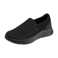 SKECHERS 斯凯奇 丨Skechers一脚蹬男休闲鞋缓震舒适健步鞋子 全黑色 41