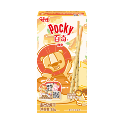 格力高 草莓奶香 儿童饼干  香蕉布丁味  任选