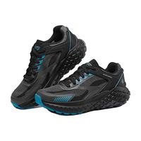 斯凯奇Skechers跑步鞋男休闲鞋潮流黑色老爹鞋减震轻便男鞋232743 黑色/灰色/蓝色/BKGB
