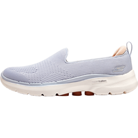 斯凯奇(SKECHERS)女子GO WALK 6女士一脚蹬健步鞋 124571-LGPK 35
