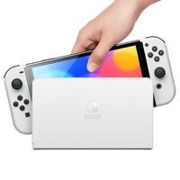 任天堂 Nintendo 国行版 OLED 续航版 掌机 游戏电玩 DW12A oled主机 白色+5款游戏豪华套装