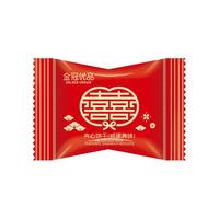 金冠【白鹿】婚庆喜糖混合独立包装休闲小零食下午茶订婚 双喜雪花酥（约45粒）500g1袋