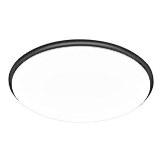 雷士 NVC   LightingLED吸顶灯 现代简约卧室书房餐厅灯具 米家智能高显小白圆形灯饰 【全光谱快装】黑潮圆灯 36w