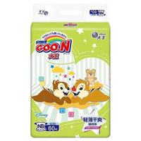 大王（GOO.N）纸尿裤 迪士尼轻薄贴身纸尿裤宝宝尿不湿干爽透气拉拉小短裤 纸尿裤NB60片-（0-5kg）