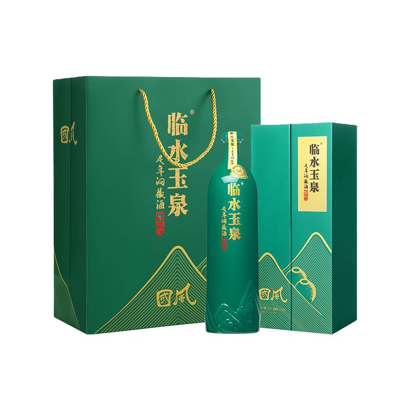  LINSHUI YUQUAN/临水玉泉 足年洞藏 浓酱兼香型白酒  52%Vol. 包装 500ml