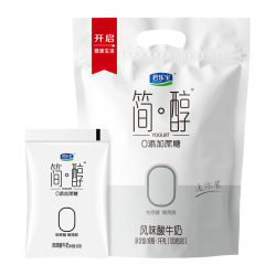 君乐宝 乐钙酸奶简醇0蔗糖酸奶红枣酸奶100g组合