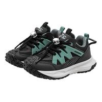 哈比熊（HOBIBEAR）儿童运动鞋春秋网面男童跑步鞋校园百搭女童鞋JD21S86黑绿29码