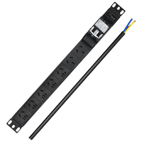 同为(TOWE)EN32/G711C 8000W大功率7位PDU机柜电源插座 32A自配输入头 5位10A+2位16A国标孔 西门子空开