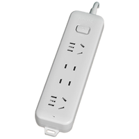 PHILIPS 飞利浦 SPB2141WA/93 新国标四位总控插排 白色 1.6m