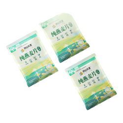阴山优麦 纯燕麦片礼盒装独立包装即食冲饮早餐牛奶1050g（内含30包） 1盒