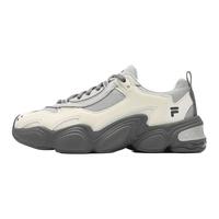 FILA 斐乐 FUSION斐乐潮牌女鞋TENACITY复古潮鞋2024春款休闲鞋老爹鞋 藕灰/微白-VW 37.5