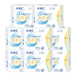 ABC 免运ABC卫生巾日用姨妈巾组合棉柔KMS配方透气