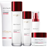 巴黎欧莱雅 L'OREAL PARIS欧莱雅复颜抗皱护肤套装乳液女士抗皱紧致滋润乳液清爽滋润保湿七夕礼物 复颜5件套礼盒