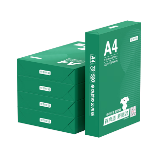 京东京造 云水质享 A4复印纸 70g 500张/包 5包/箱 （2500张）