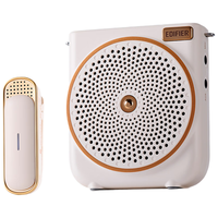 漫步者 MF3领夹无线小蜜蜂扩音器 教师导游导购讲解员教学 上课便携大功率麦克风音箱播放器 白色