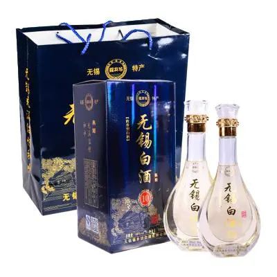  锡井坊 绵柔陈酿 无锡白酒 礼袋  礼盒装、带礼袋 浓香型 500ml 46度