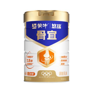 蒙牛 高钙营养配方 中老年成人奶粉 奶粉勺  悠瑞骨宜奶粉800g 401-800g 罐装