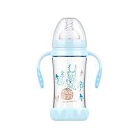 Yo Yo Monkey 优优马骝 玻璃奶瓶 240ml 蓝色 6月+